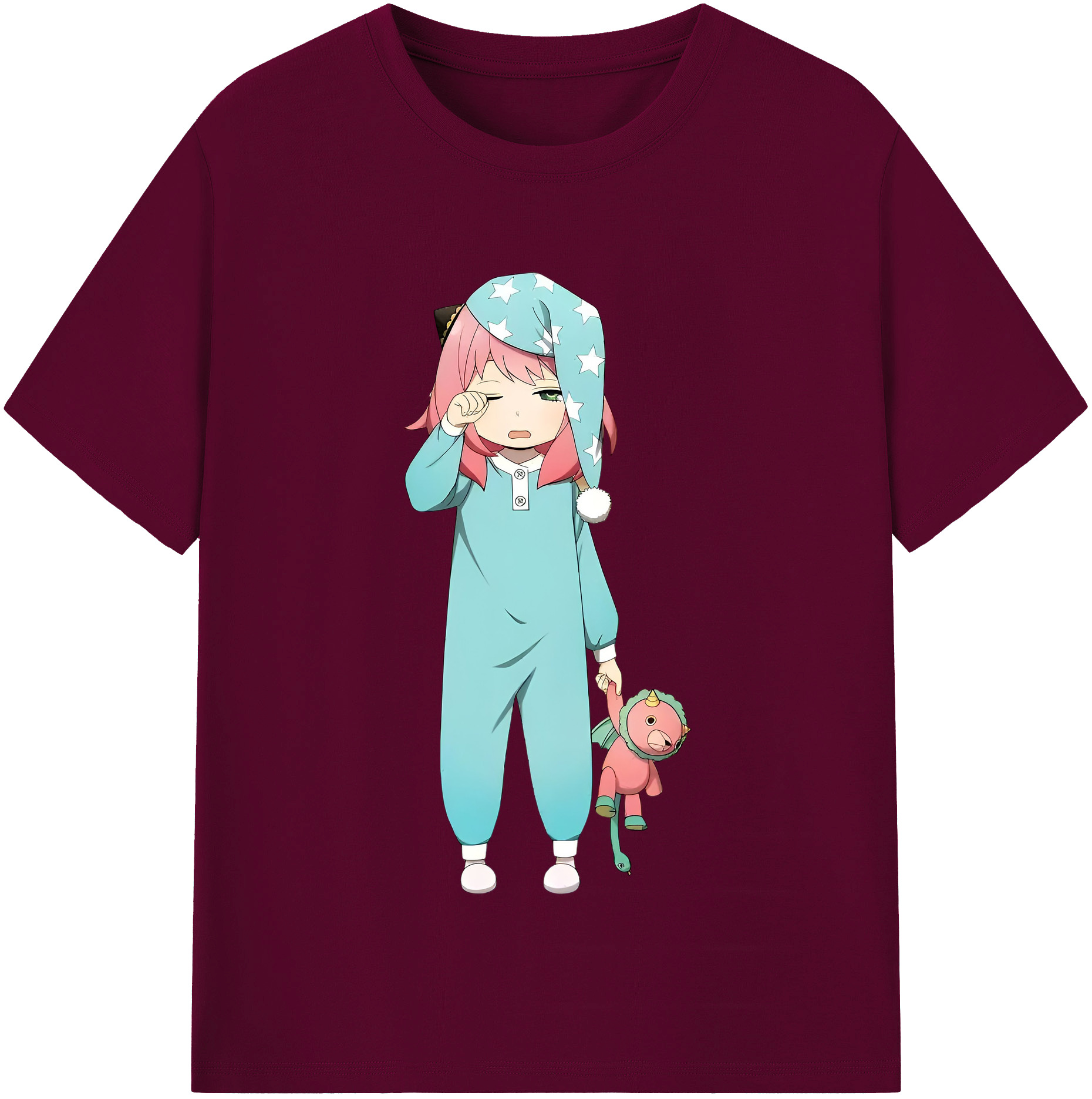 （画像用） SPY×FAMILY间谍家家酒 レディースカジュアルプリントTシャツ（綿100％）